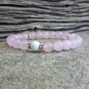 Bracelet quartz rose "douceur"