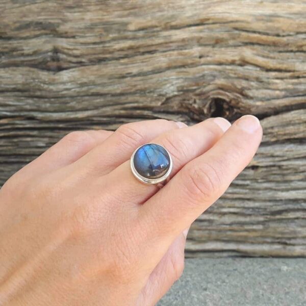 Bague labradorite AMAYA