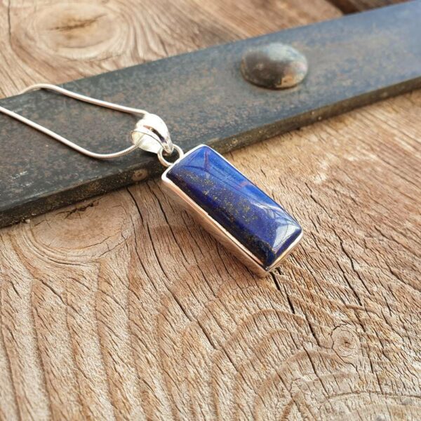 Pendentif lapis lazuli argent HARMONIE