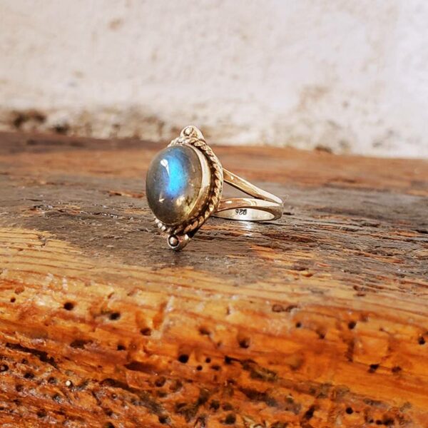 Bague en labradorite naturelle BOHEME