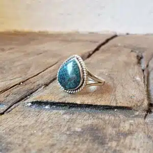 Bague en turquoise naturelle