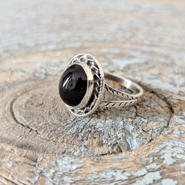 Bague en pierre Onyx