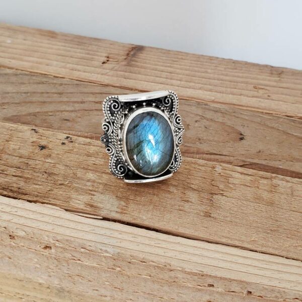 Bague labradorite SHANTI