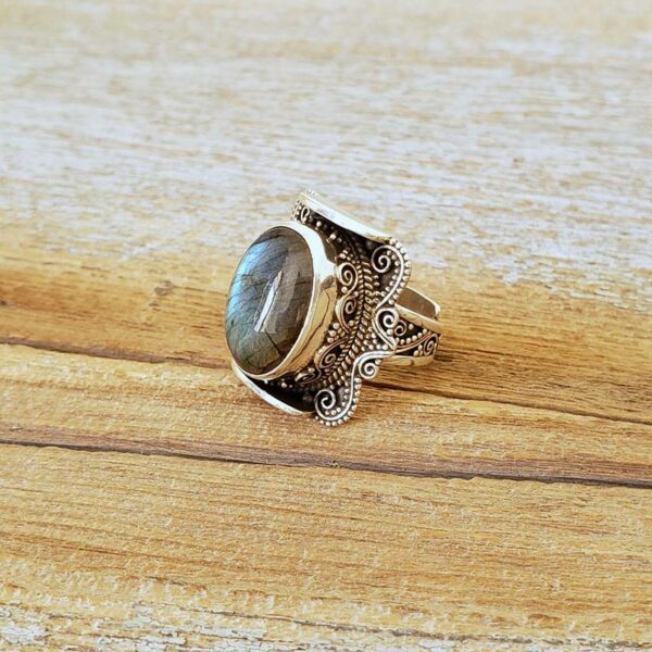 Bague labradorite SHANTI