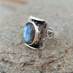 Bague labradorite SHANTI