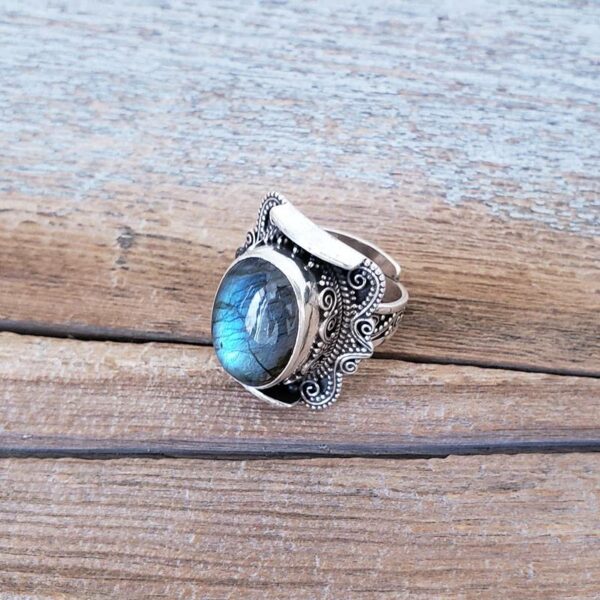 Bague labradorite SHANTI